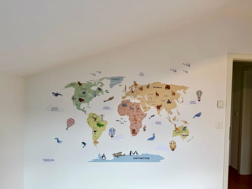 Customer photo review of World Map with Capitals