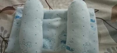 Customer photo review of Baby Shaping Head Support Pillow - (IMPORTED)
