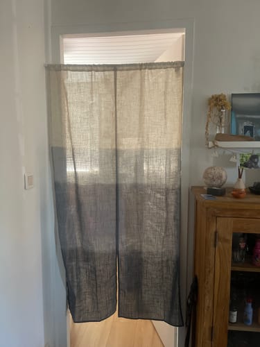 Customer photo review of Rideau Japonais Noren Indigo