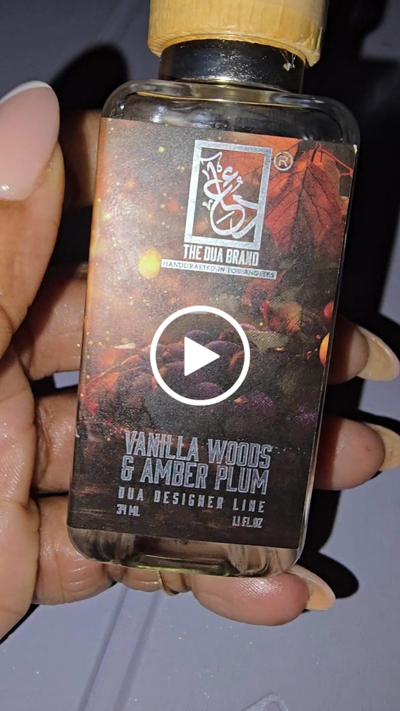 Customer video review of Vanilla Woods & Amber Plum