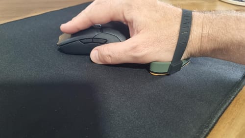 Customer photo review of ErgoMotion™ - Handgelenk Support gegen Mausarm - für mehr für mehr Komfort & Fokus