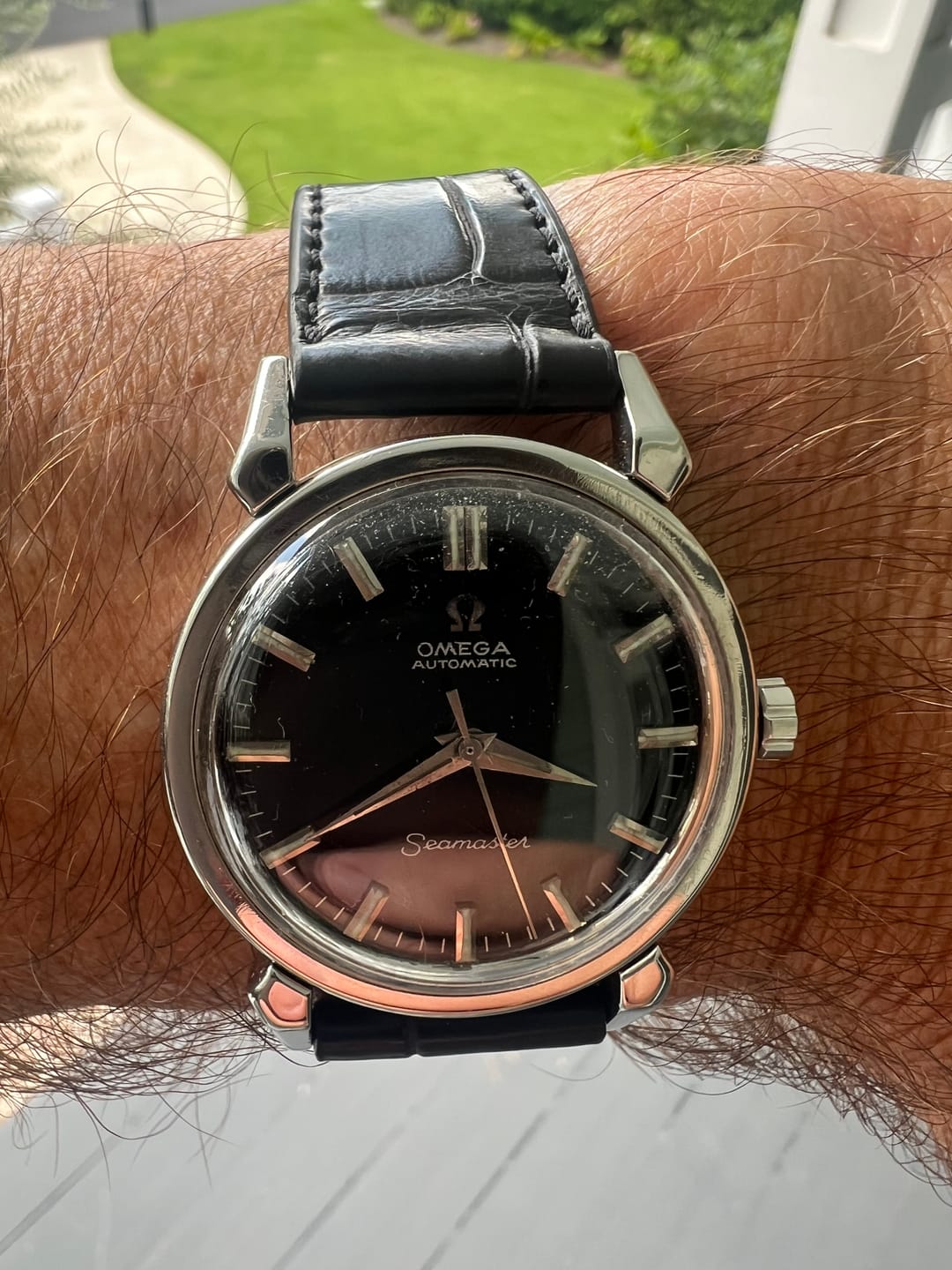 Customer photo review of Matte Black Alligator