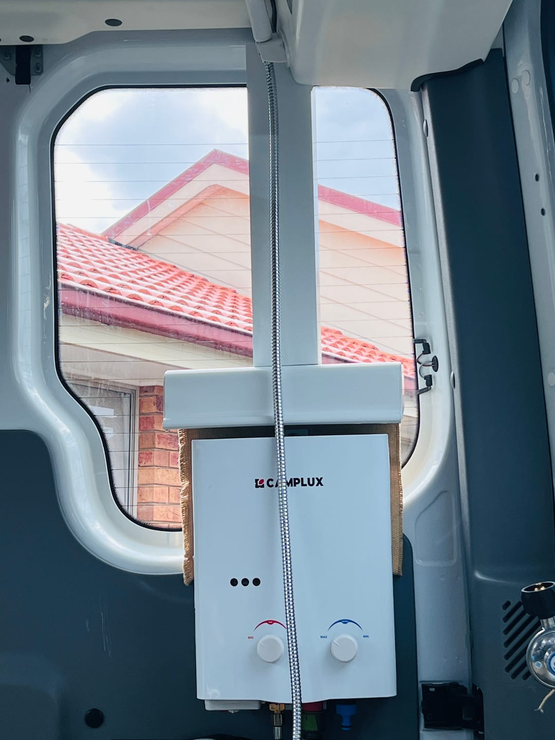 Customer photo review of Camplux 5L Portable Water Heater w/ Pump Pack