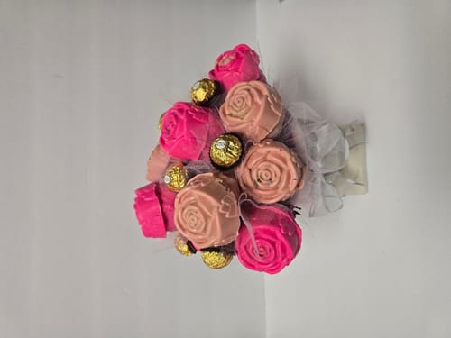 Customer photo review of Merckens Super White Chocolate Melts Bulk - 4LBS