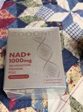 Customer photo review of Zooone NR1000-NAD+ Berry Flavor Drink Mix for Skin Aging Support, Energy, and Focus - 30 Pack