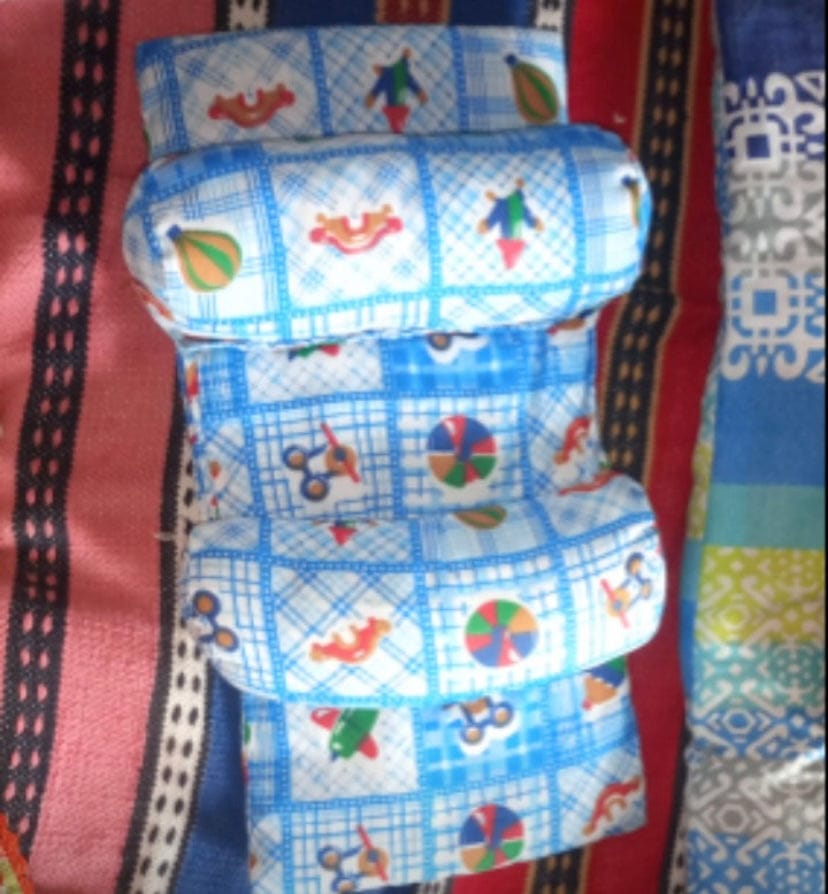 Customer photo review of Baby Shaping Head Support Pillow - (IMPORTED)