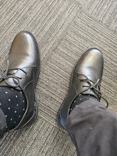 Customer photo review of Veldskoen Smart Shoe (Black)