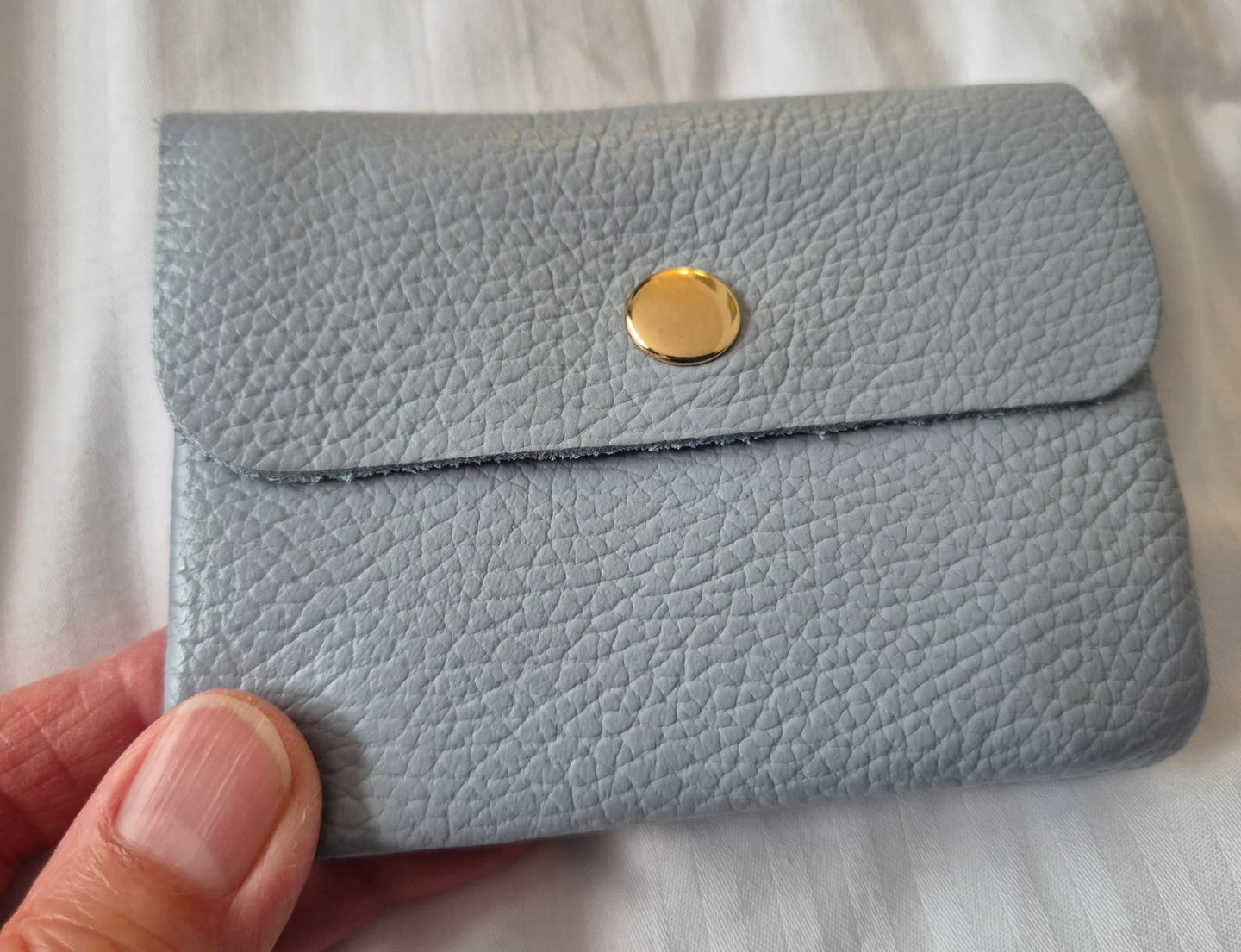 Customer photo review of Small Leather Purse