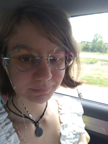 Customer photo review of Wendy Eyeglasses