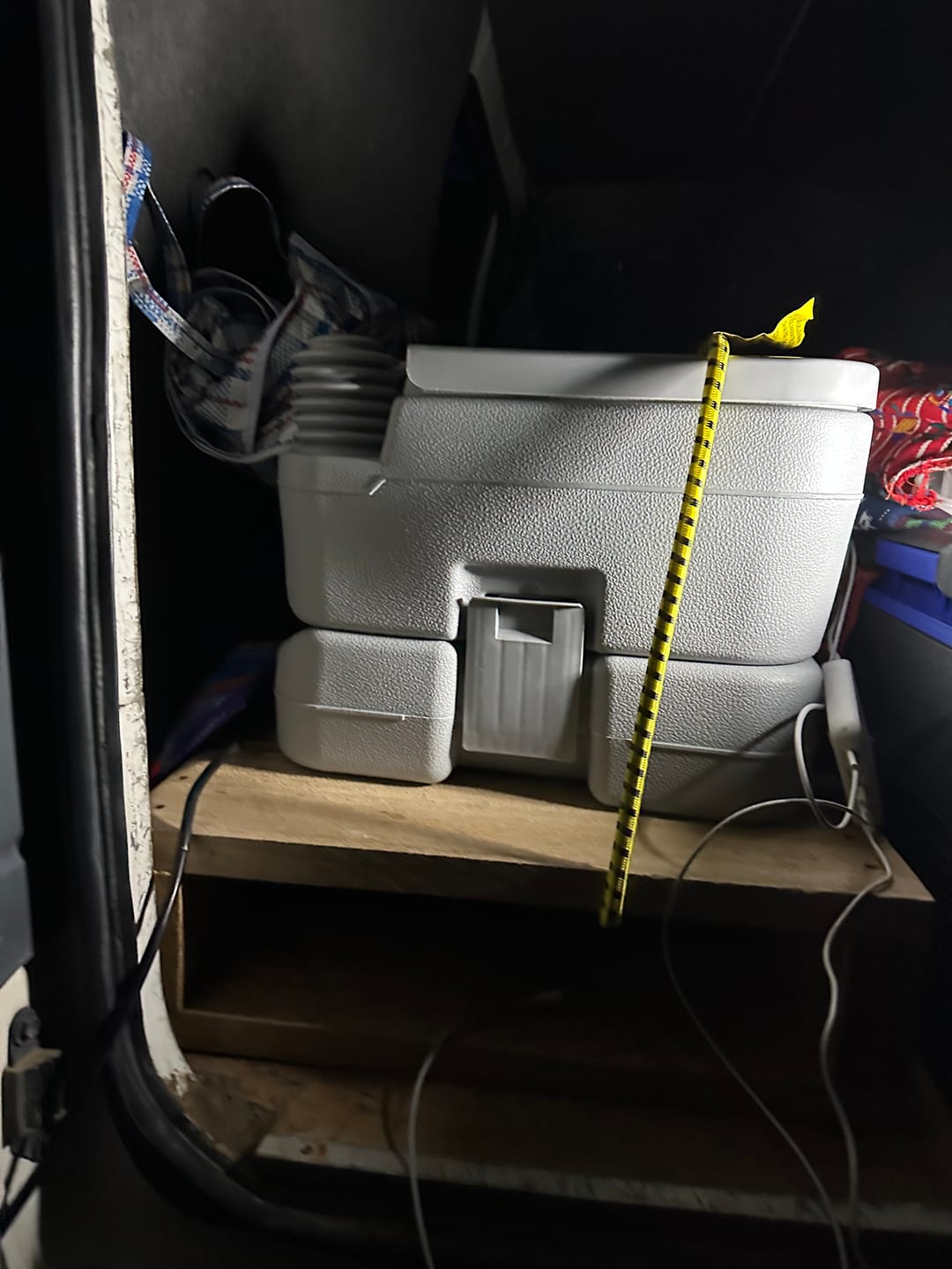Customer photo review of New Aim 10L Outdoor Portable Camping Toilet