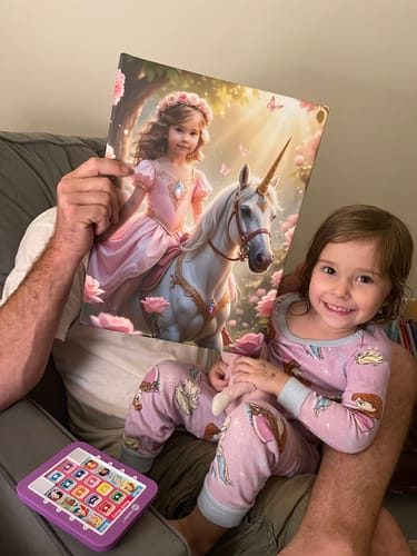 Customer photo review of The Roselight Unicorn Princess