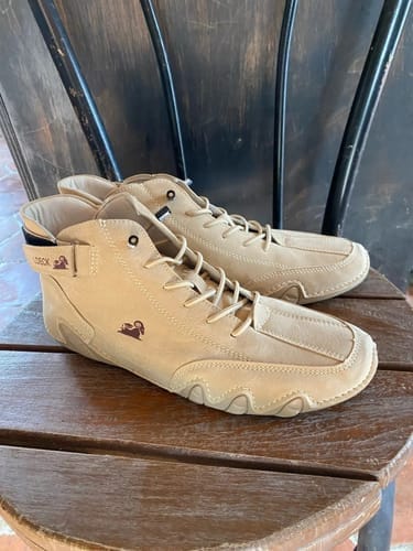 Customer photo review of Men Women Velcro Suede High Boots Beck Shoes (Unisex)