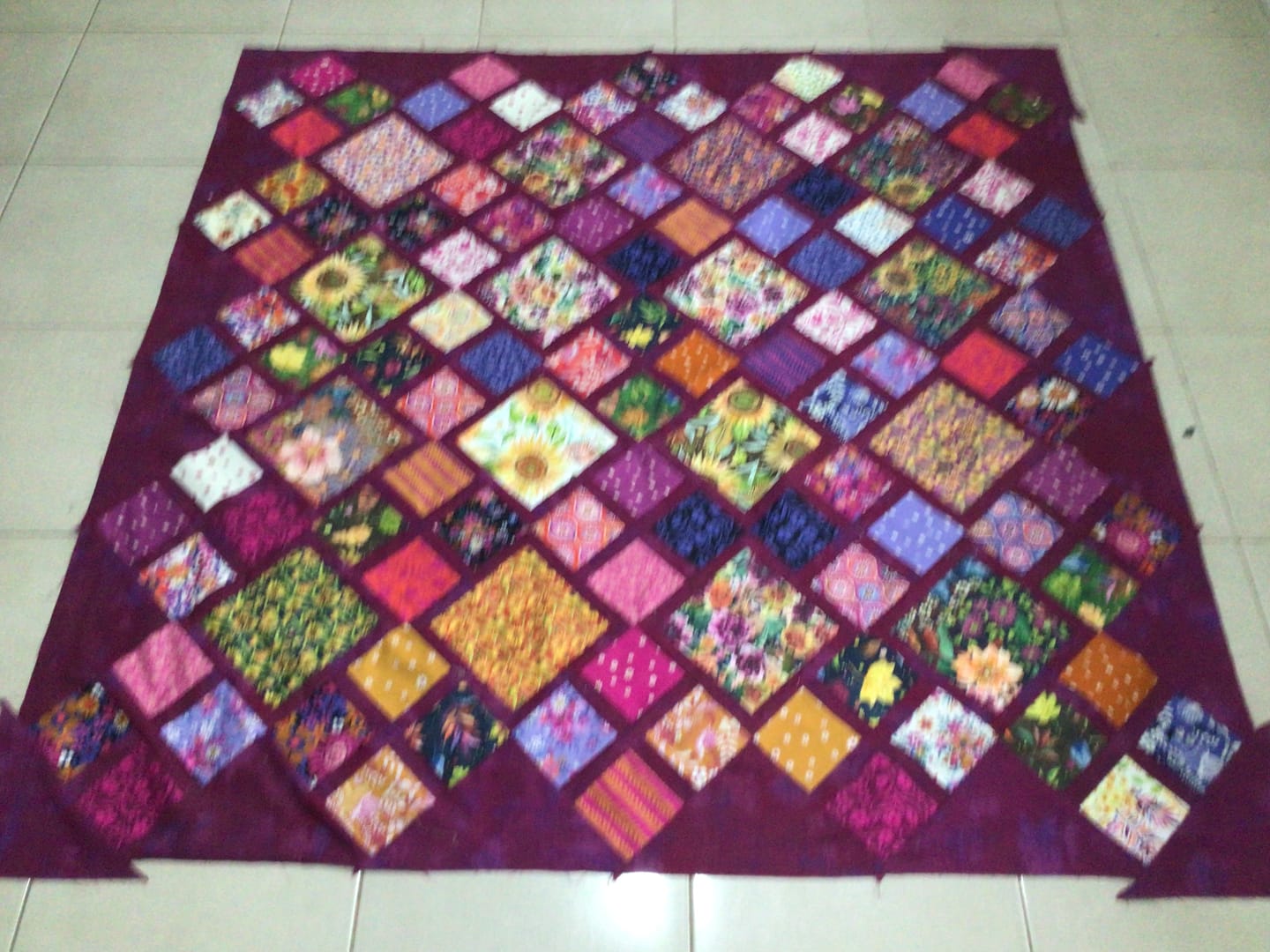 Customer photo review of Nantucket Summer- Charm Squares