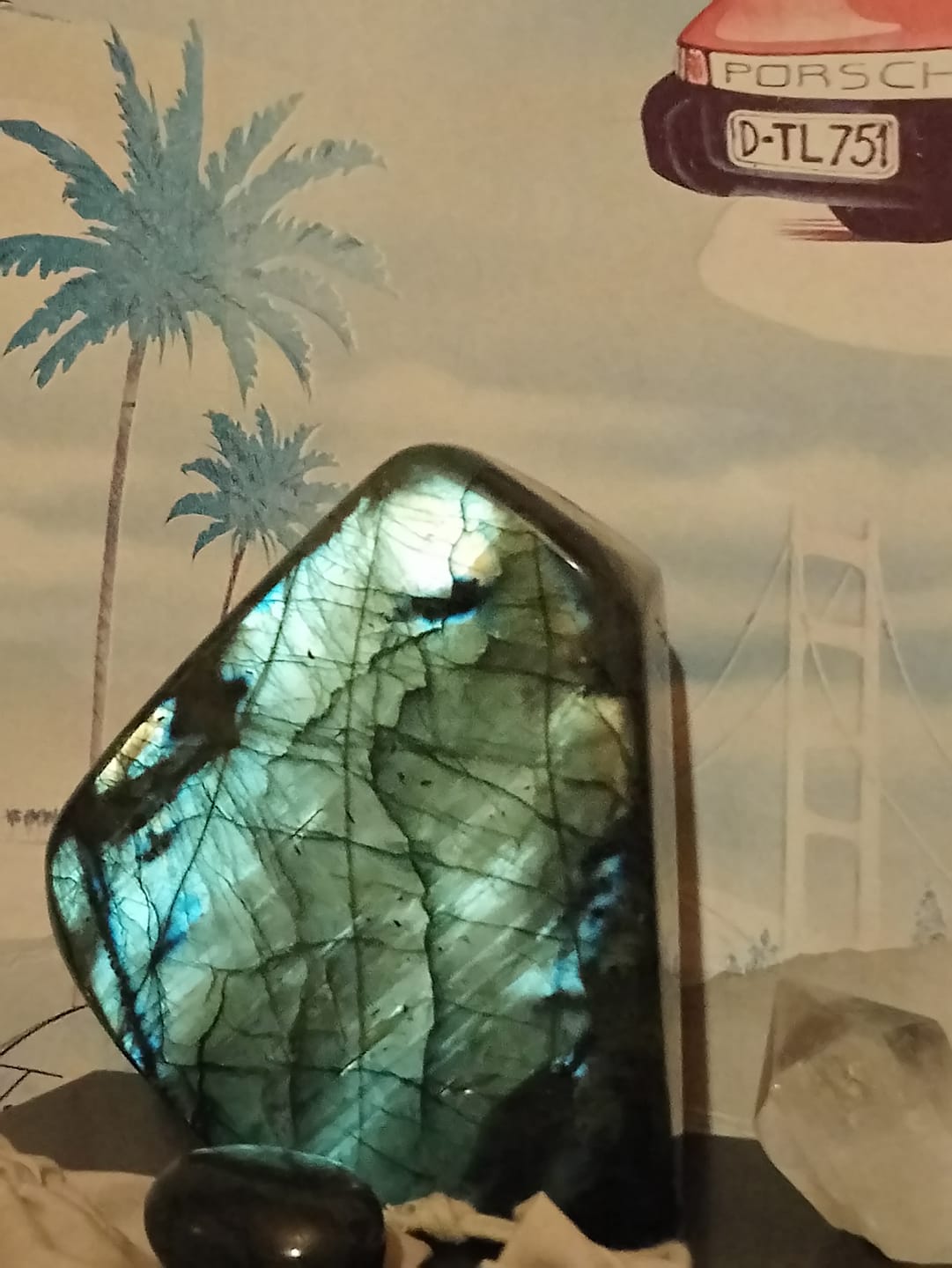 Customer photo review of Labradorite Bleue Flash, Forme libre