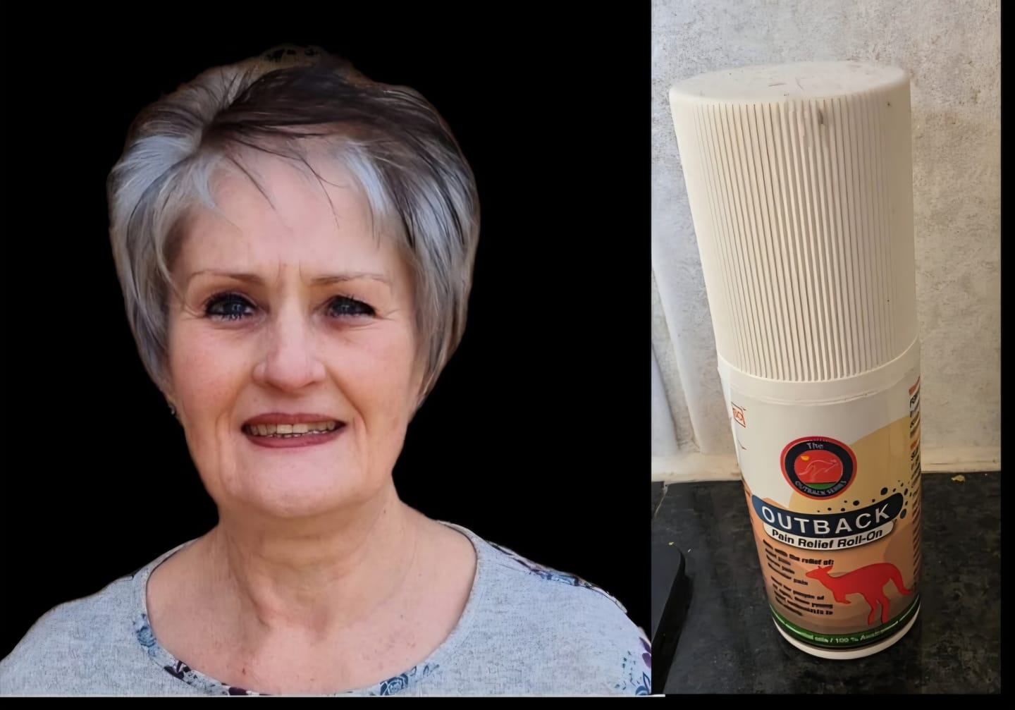 Customer photo review of Outback Pain Relief™ Oil 50ML Roll-On