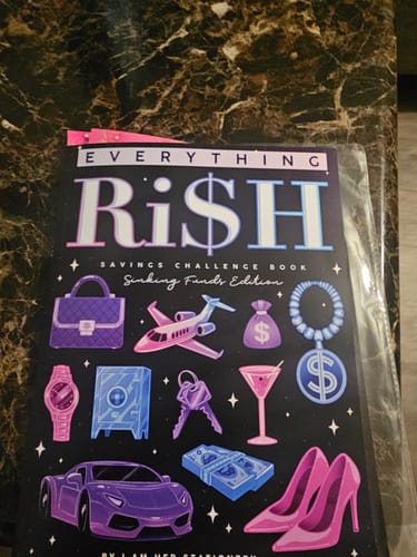 Customer photo review of Everything Ri$h: Savings Challenge Book & Binder Set