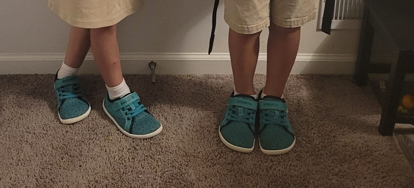 Customer photo review of Kid's Luck Ⅰ - Barefoot Shoes