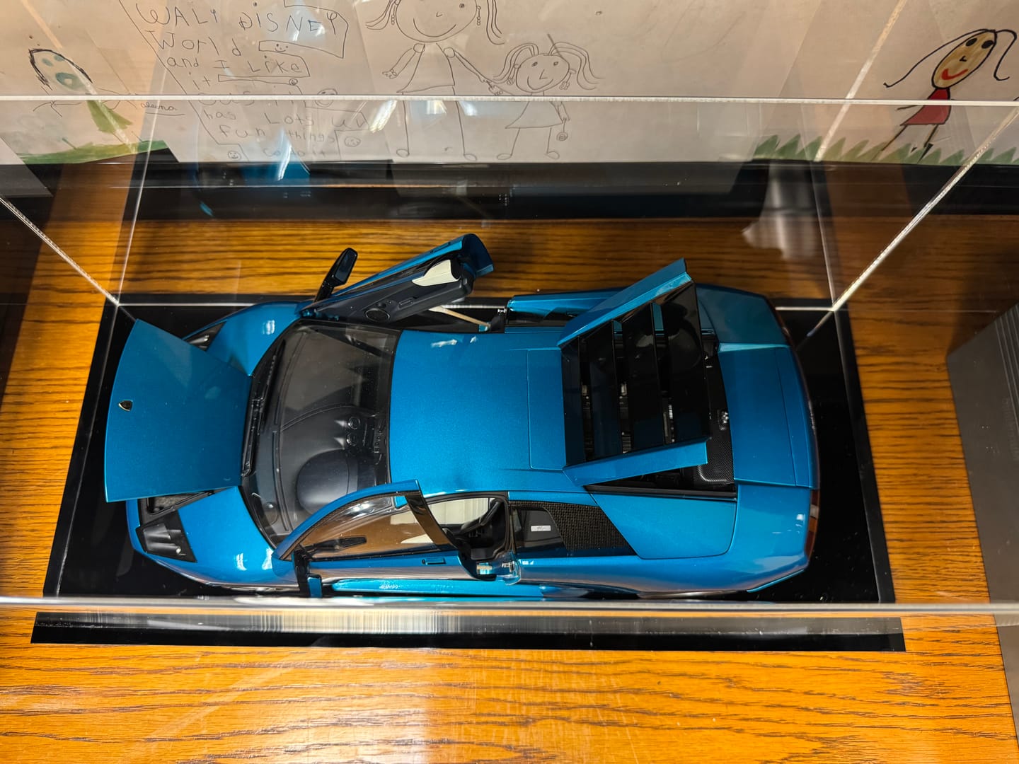 Customer photo review of Acrylic Versatile Trucks, Trains and Rockets Display Case 19.25 x 8.25 x 8 - Clear (A103/V47)