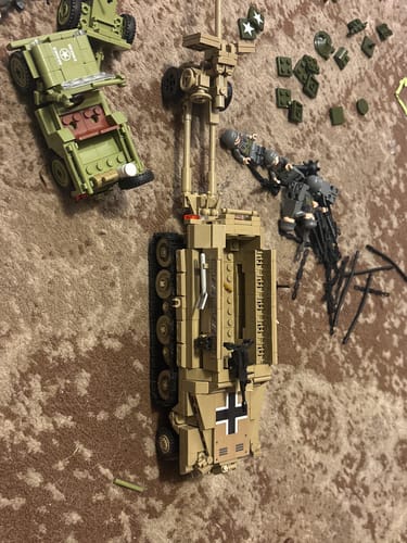 Customer photo review of German Half Track | 562 PCS