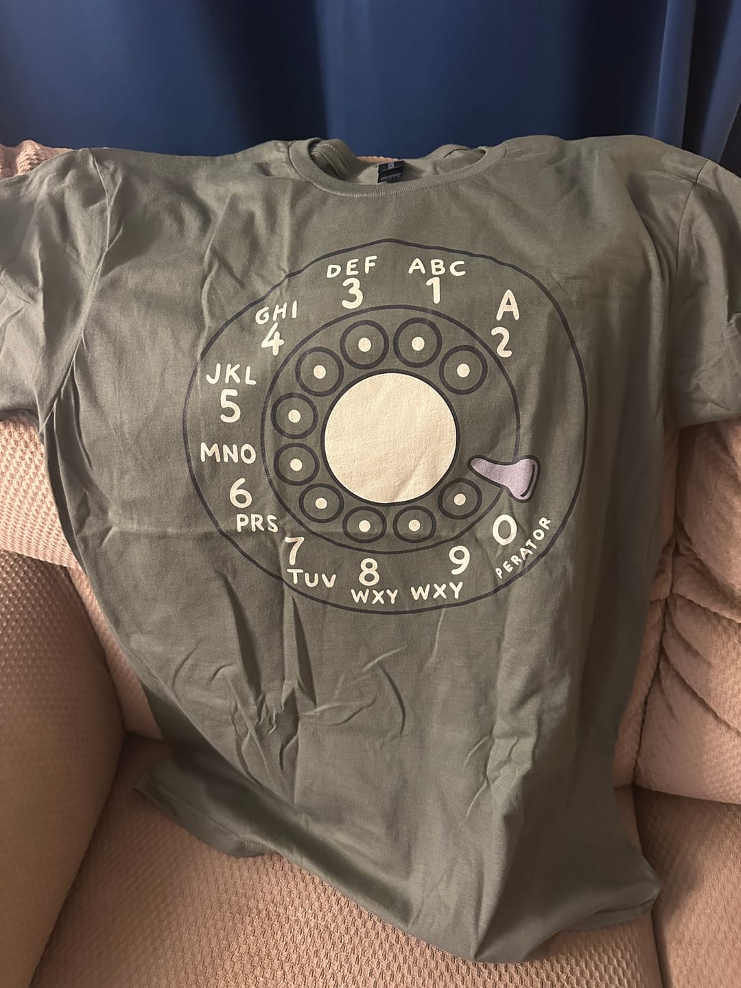 Customer photo review of Rotary Dial Softstyle Tee
