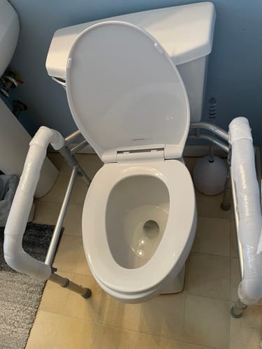 Customer photo review of Toilet Safety Rail (350lb)