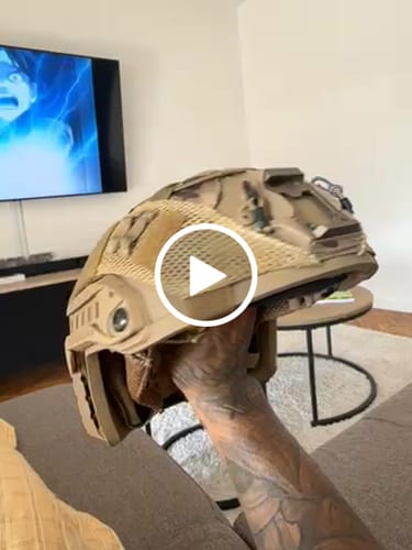 Customer video review of Casque tactique pare-balles FAST SF certifié 3A