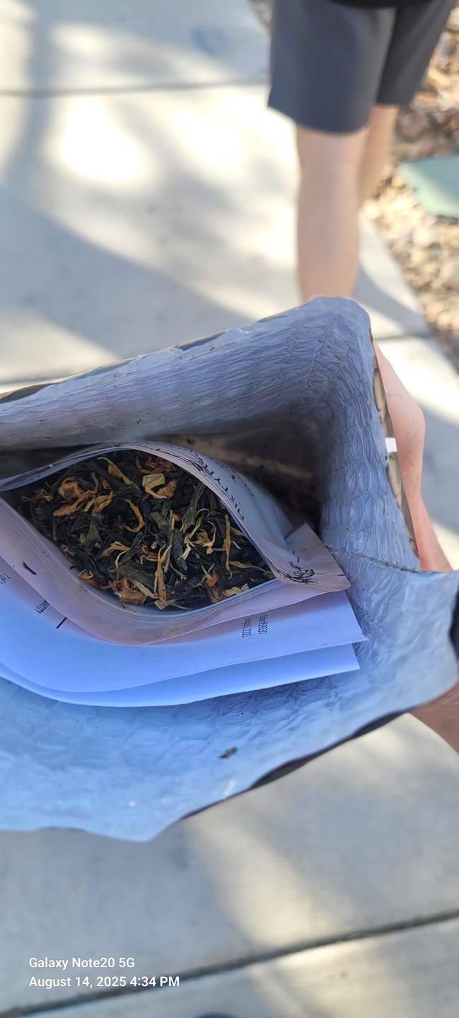 Customer photo review of The Tea Guild!