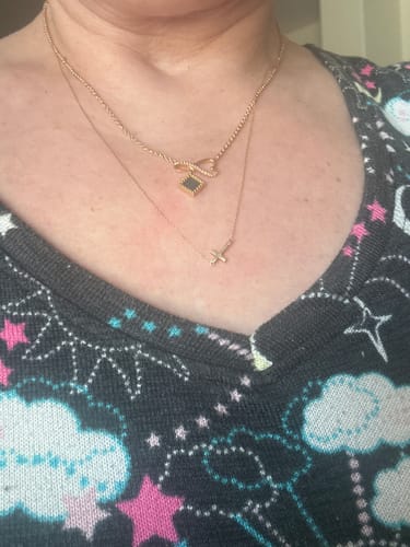 Customer photo review of Infinity Necklace