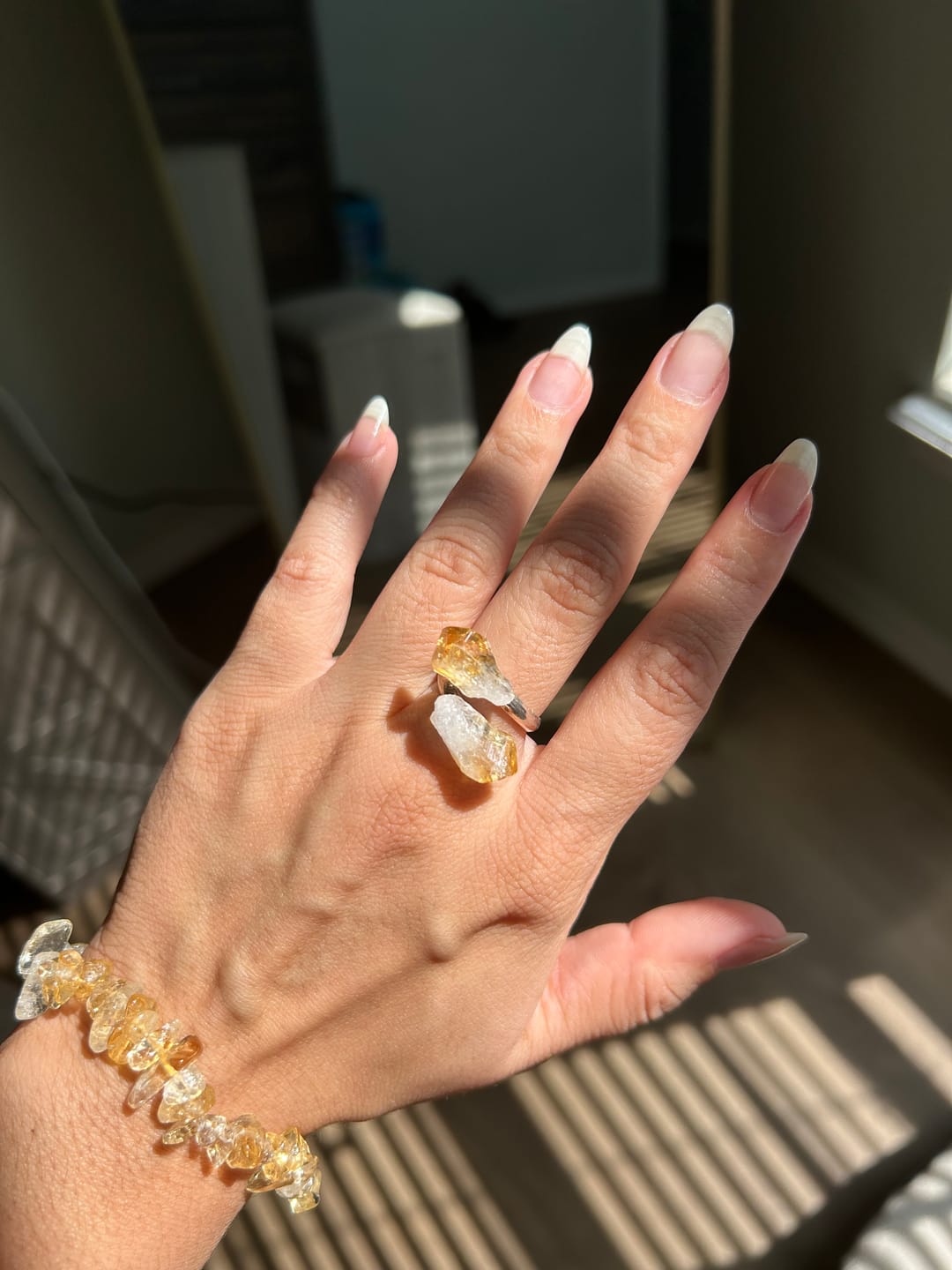 Customer photo review of Citrine Ring