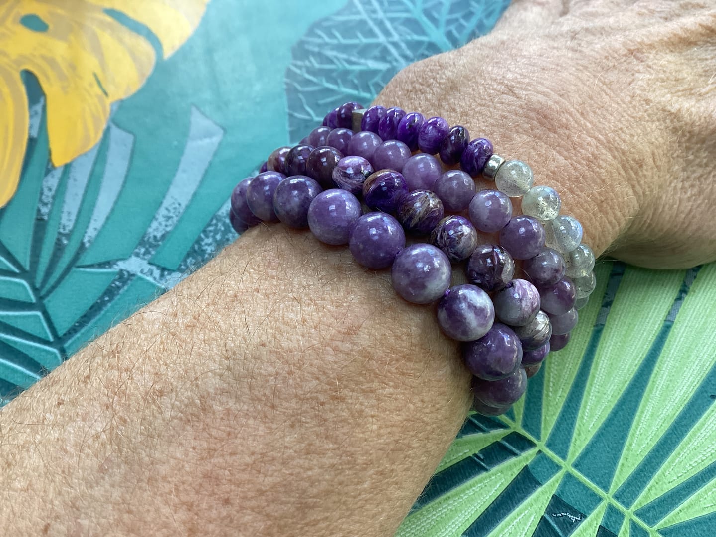 Customer photo review of Bracelet Lépidolite
