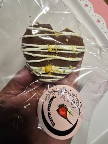 Customer photo review of Merckens Milk Chocolate Melts Bulk - 4LBS