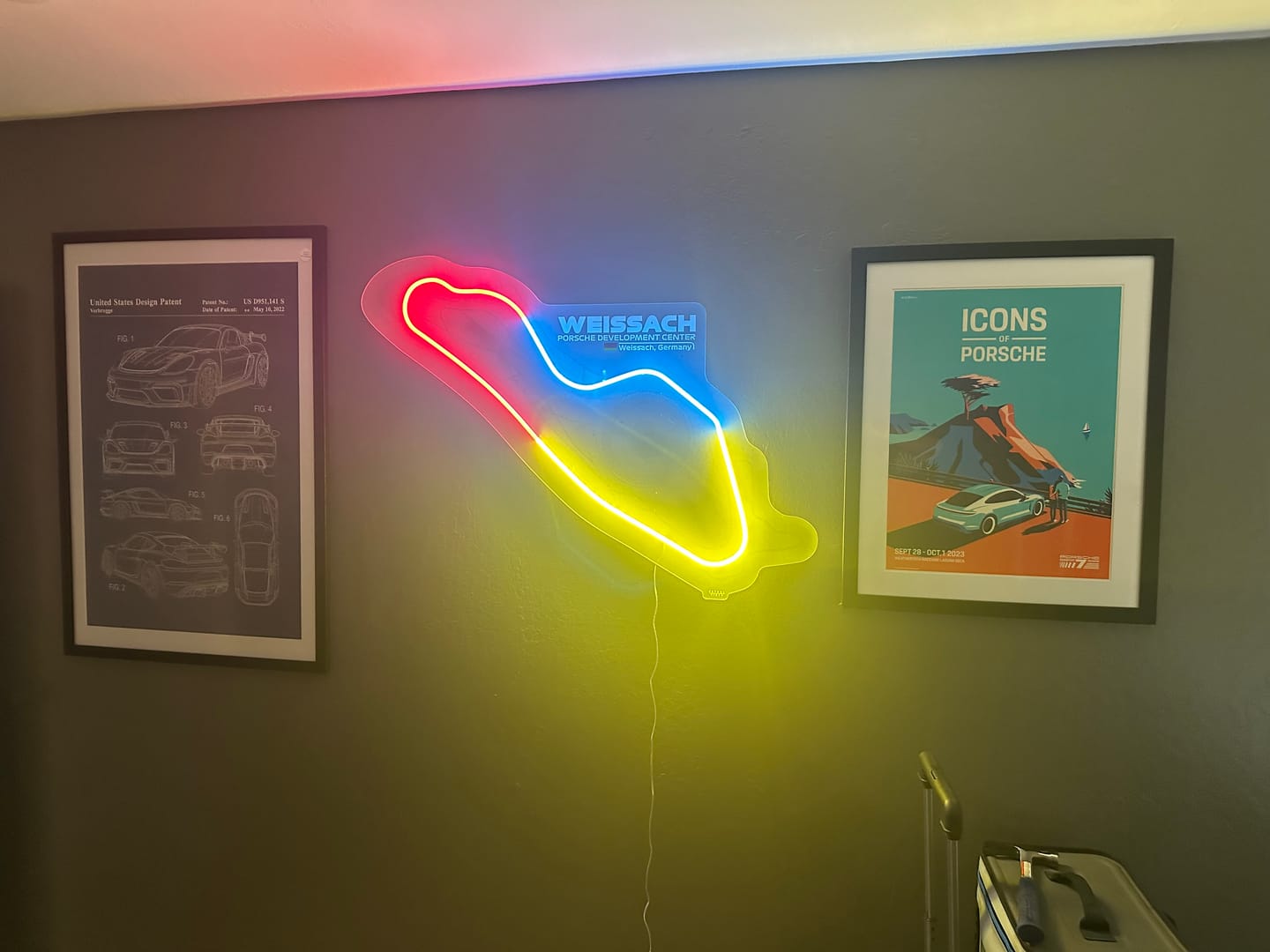 Customer photo review of Your Custom Neon Race Track
