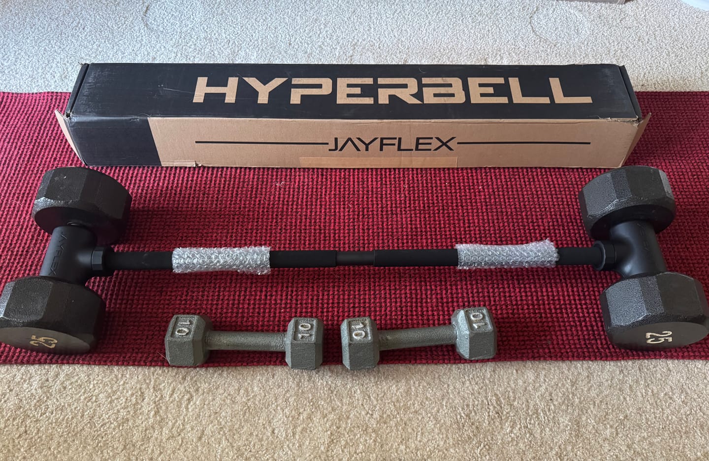 Customer photo review of Hyperbell Bar