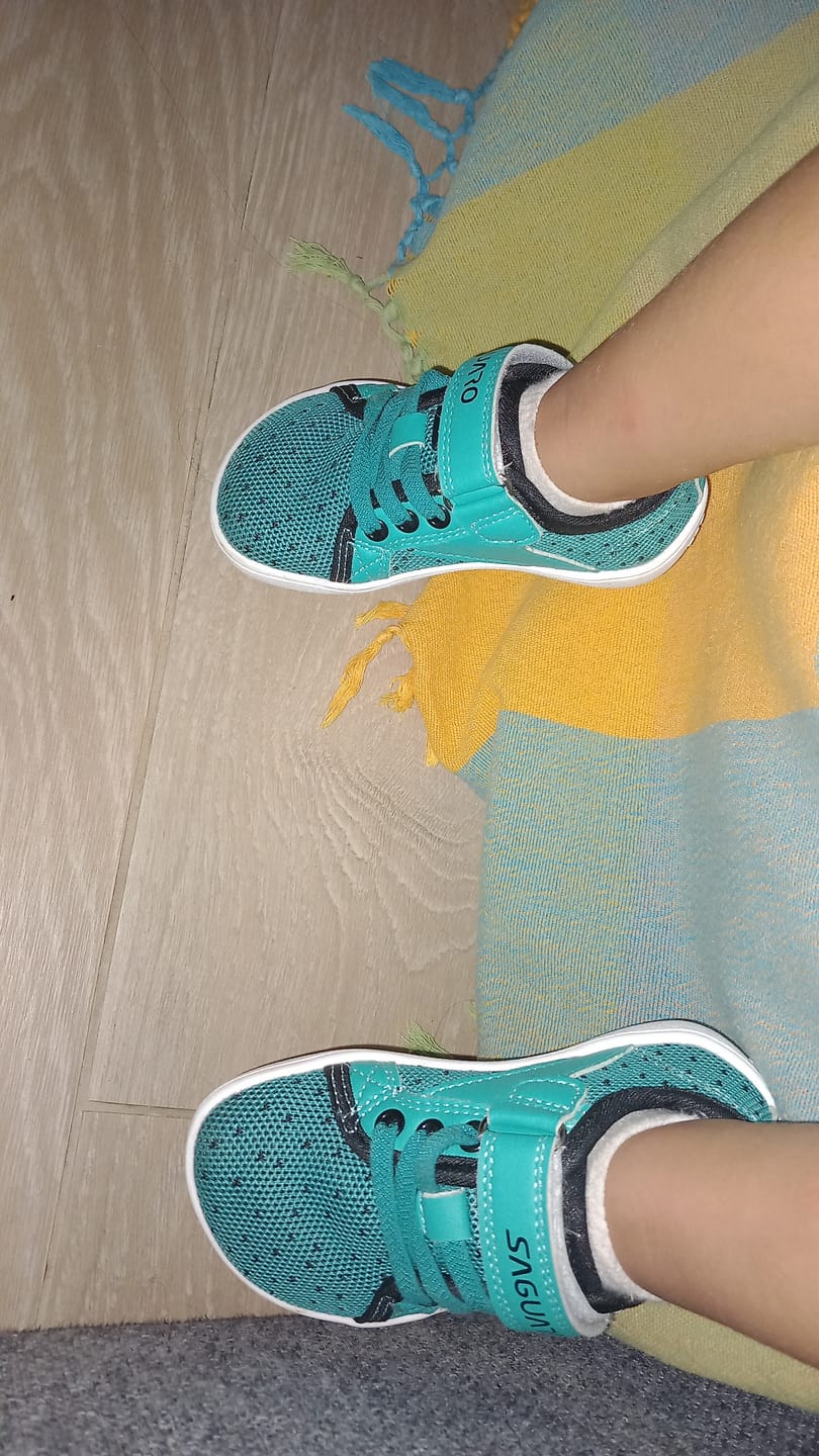 Customer photo review of Niños Luck Ⅰ - Zapatos Barefoot