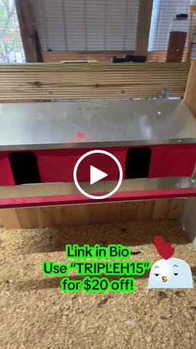Customer video review of Large (48") - Reversible Rollout Nest Box (Up to 50 Hens)