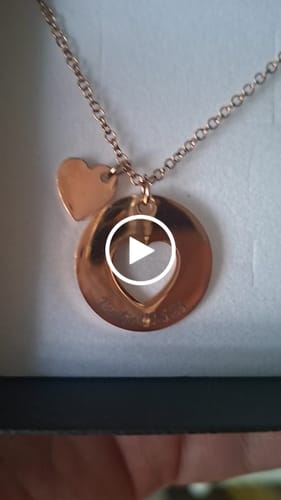 Customer video review of Necklace: Cut-Out Heart
