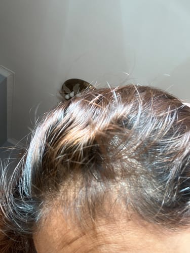 Customer photo review of Rosemary & Castor Oil for Hair Growth