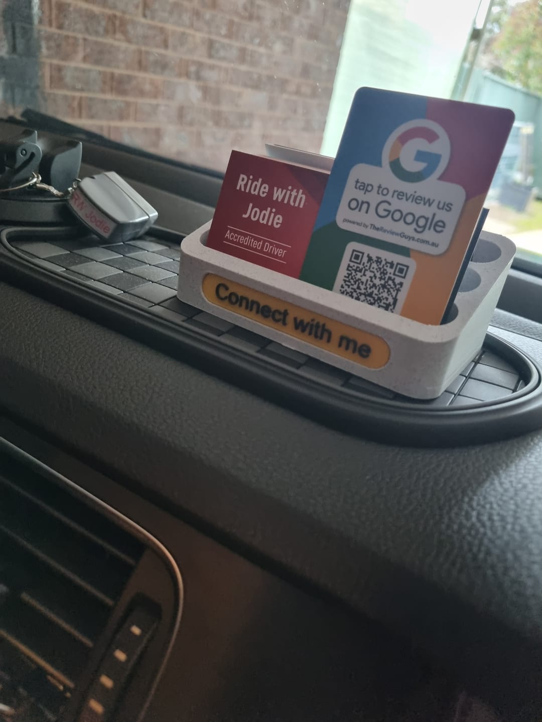 Customer photo review of Google Review NFC Plate +  QR Code