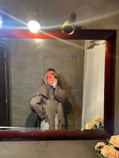 Customer photo review of Claire | Cape Jacket