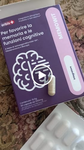 Customer video review of MEMOWIT - Ashwagandha KSM-66® e Vitamina B12 (30 capsule)