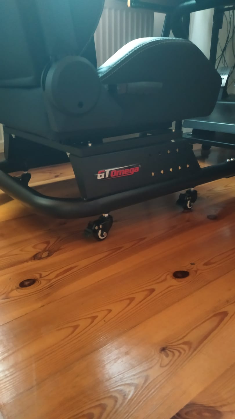 Customer photo review of Sim Racing Caster Wheels