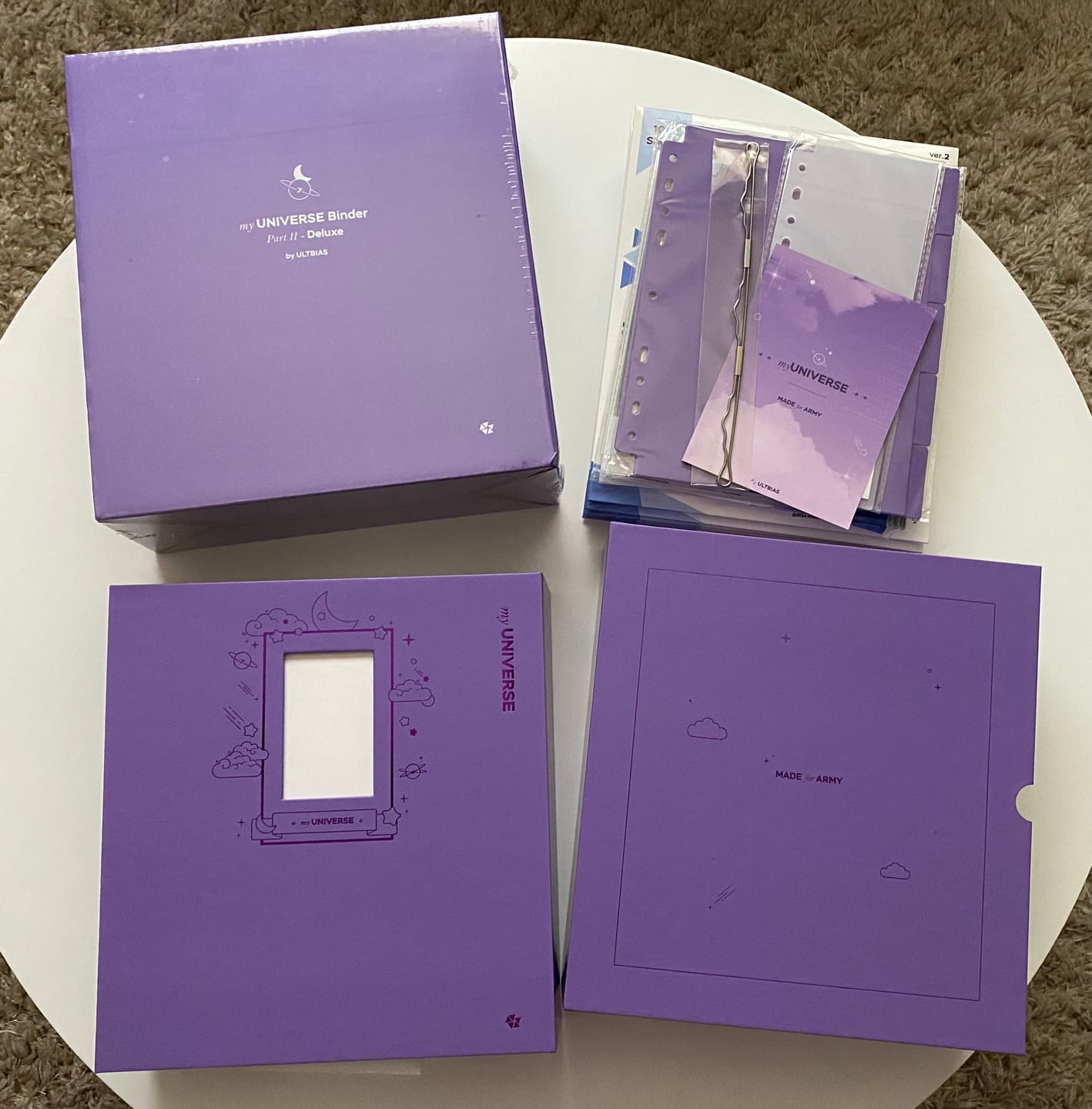 Customer photo review of A5 myUNIVERSE Binder - Part II - Deluxe