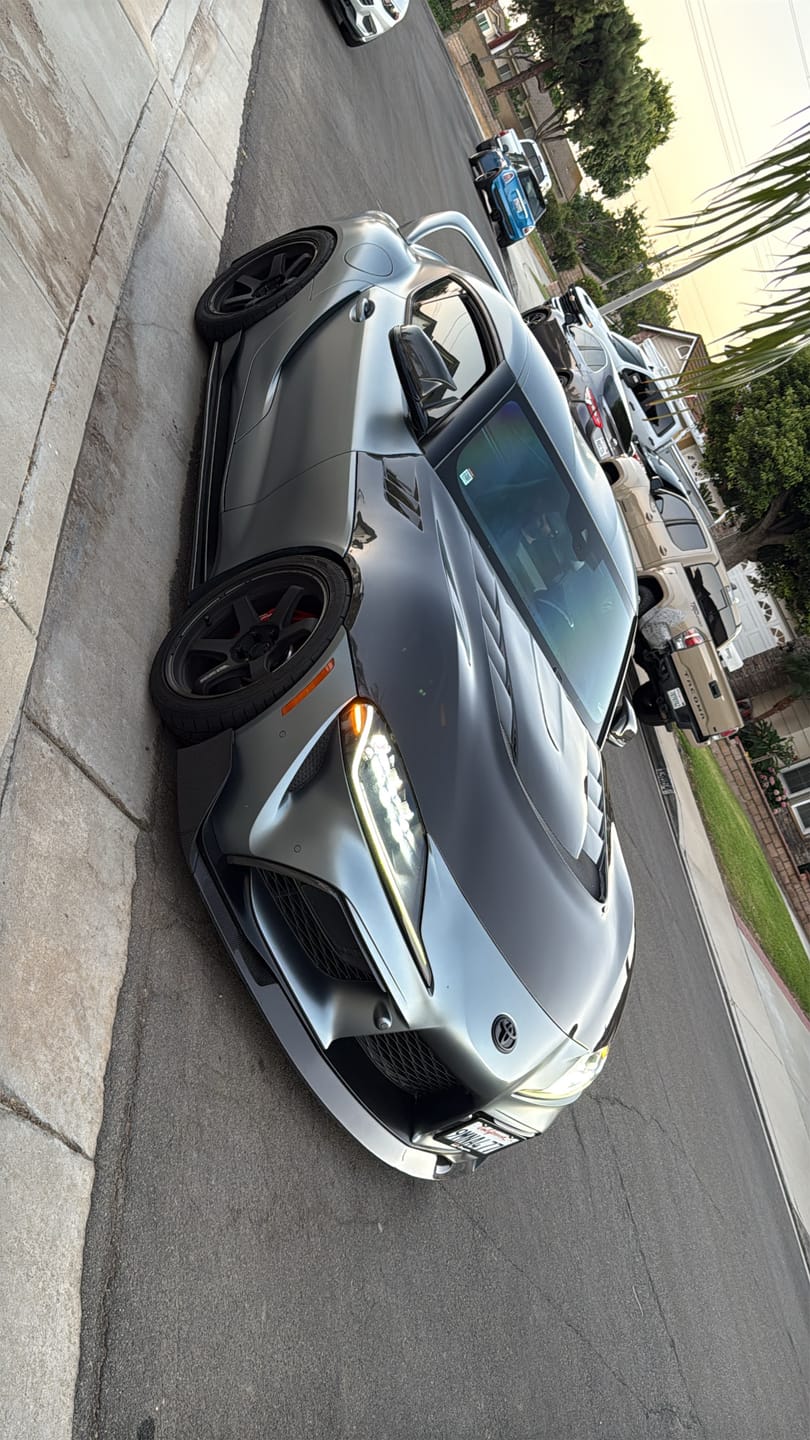 Customer photo review of 2020-Up Toyota GR Supra Bumper Hood