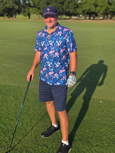 Customer photo review of Straight Outta Bounds Glove Blue