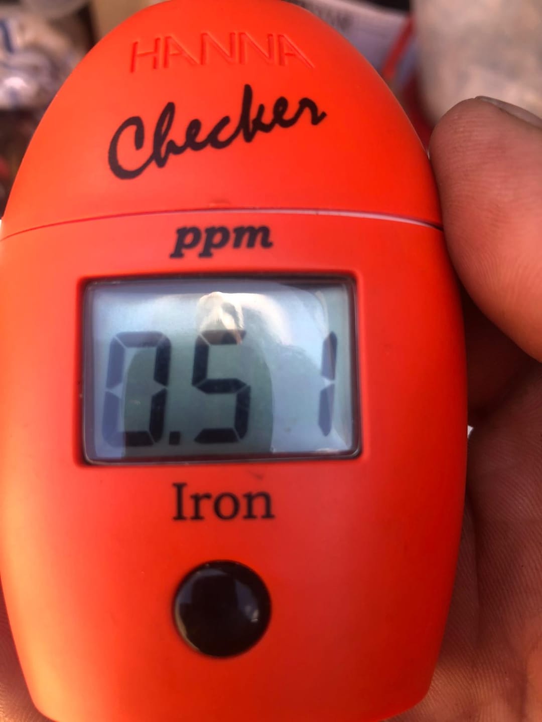 Customer photo review of Hanna Checker HC für Eisen (0,00 bis 5,00 mg/l)