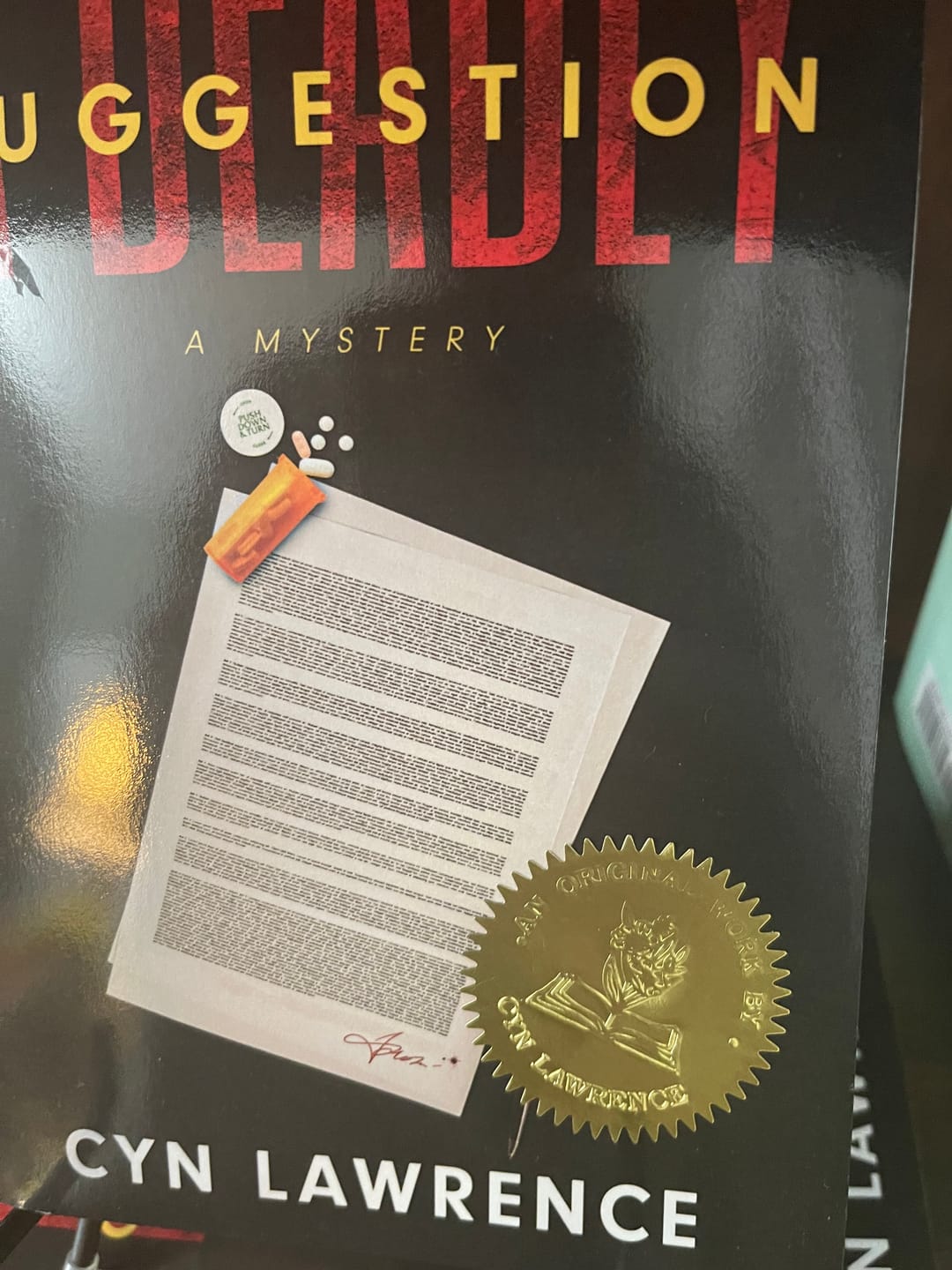 Customer photo review of Custom Book Embosser