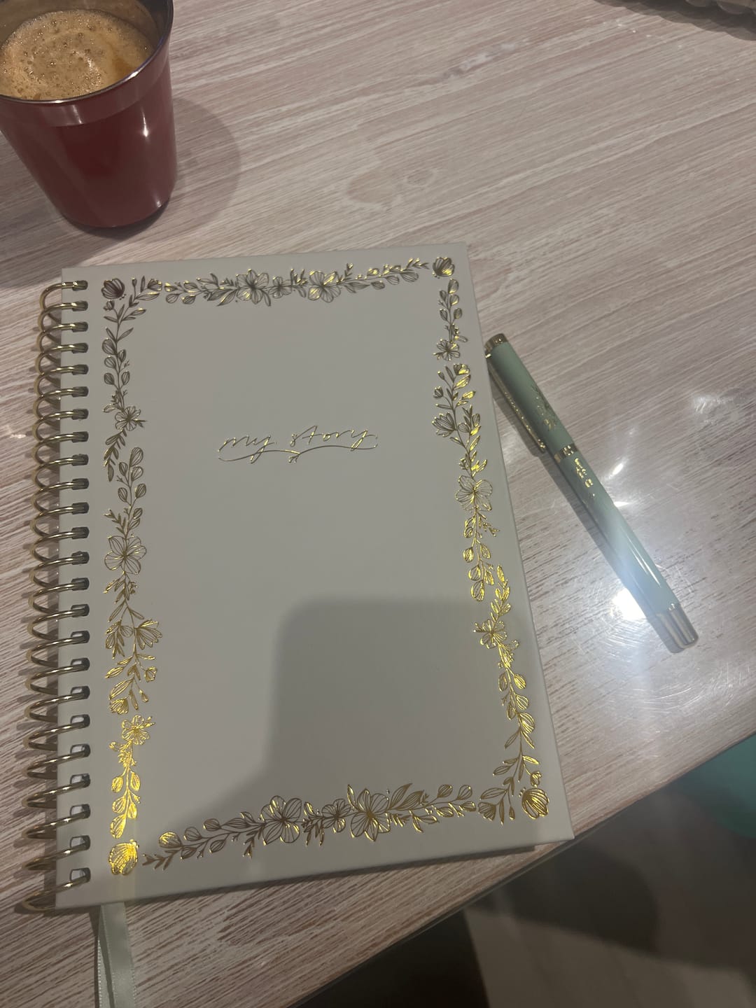 Customer photo review of A5 Notebook - Vintage Sage