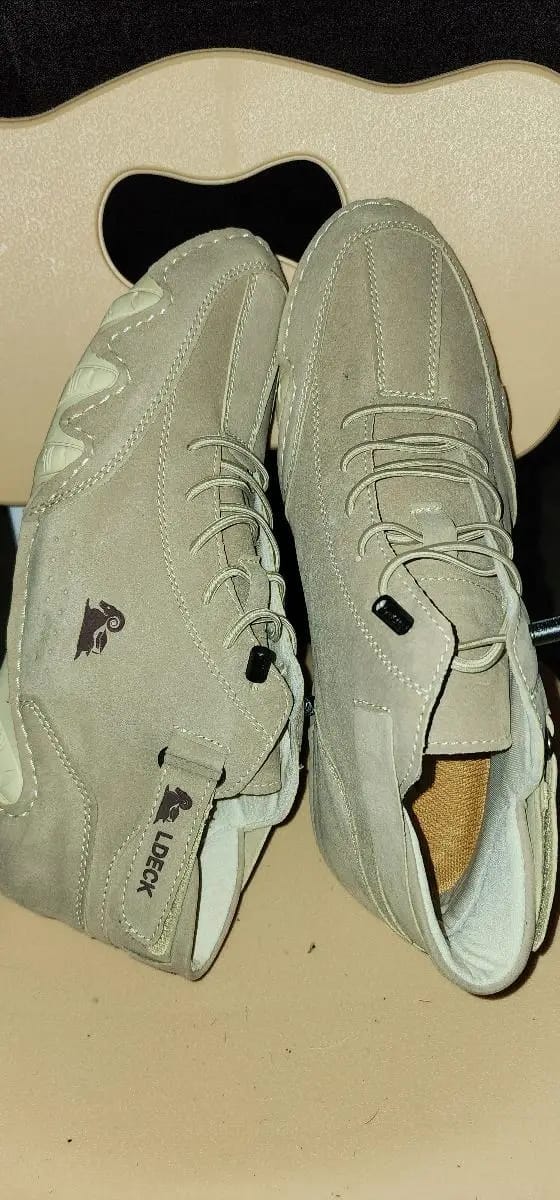 Customer photo review of Men Women Velcro Suede High Boots Beck Shoes (Unisex)