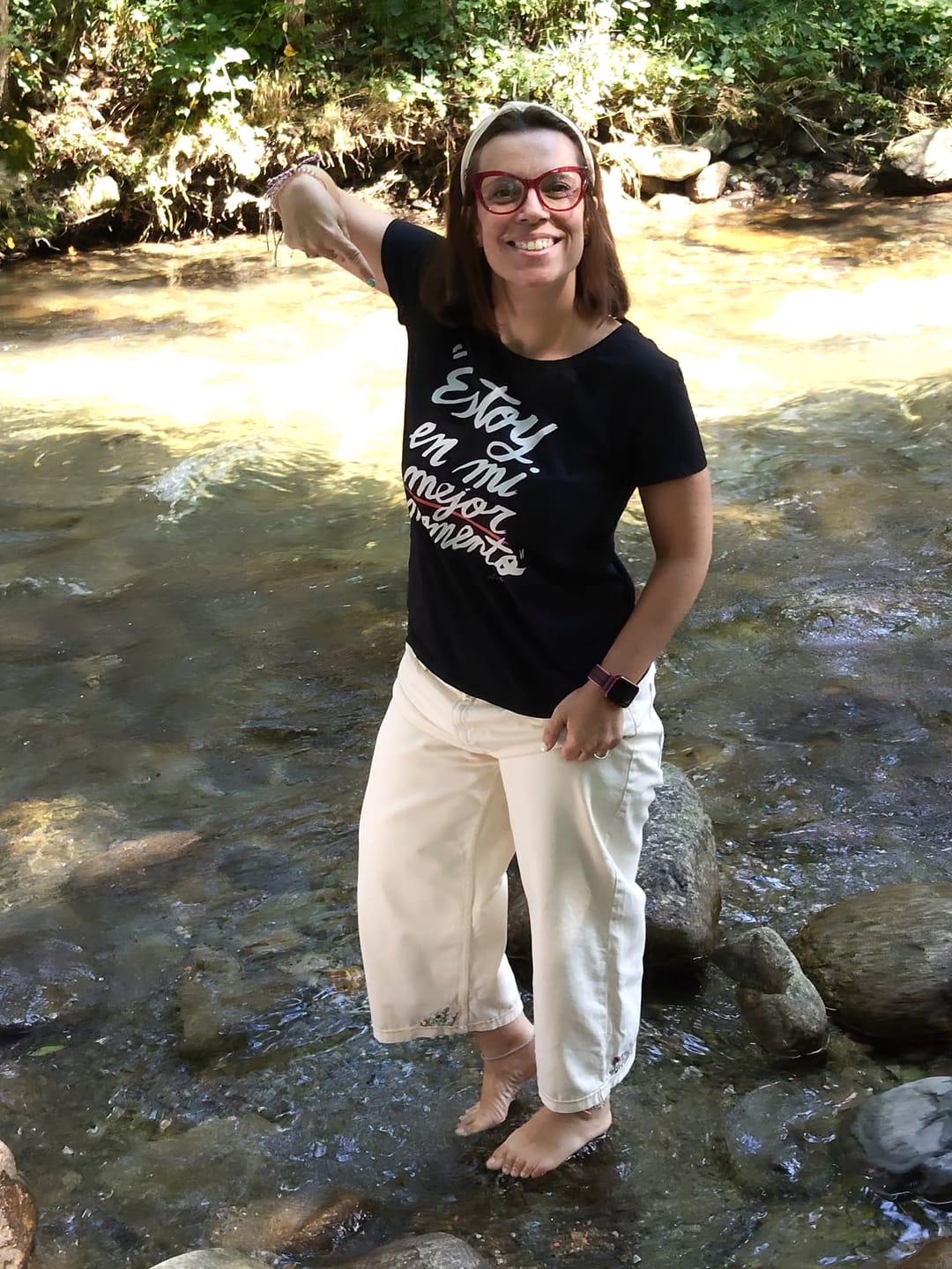 Customer photo review of Camiseta "Estoy en mi mejor momento"