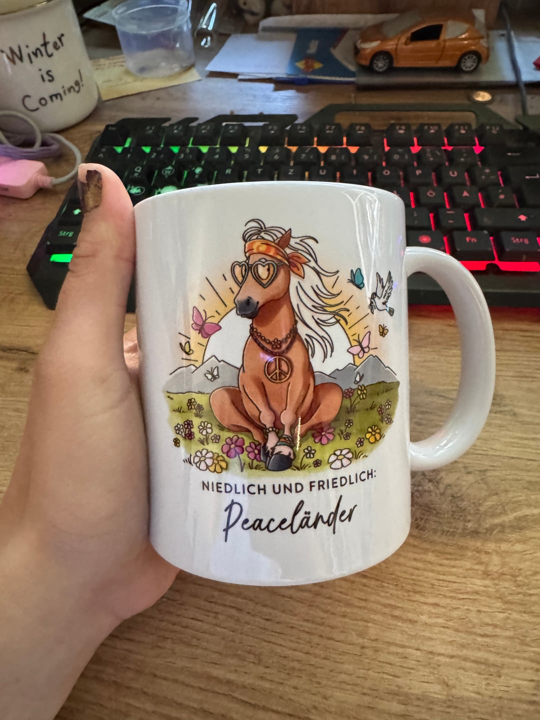 Customer photo review of Tasse "Peaceländer"